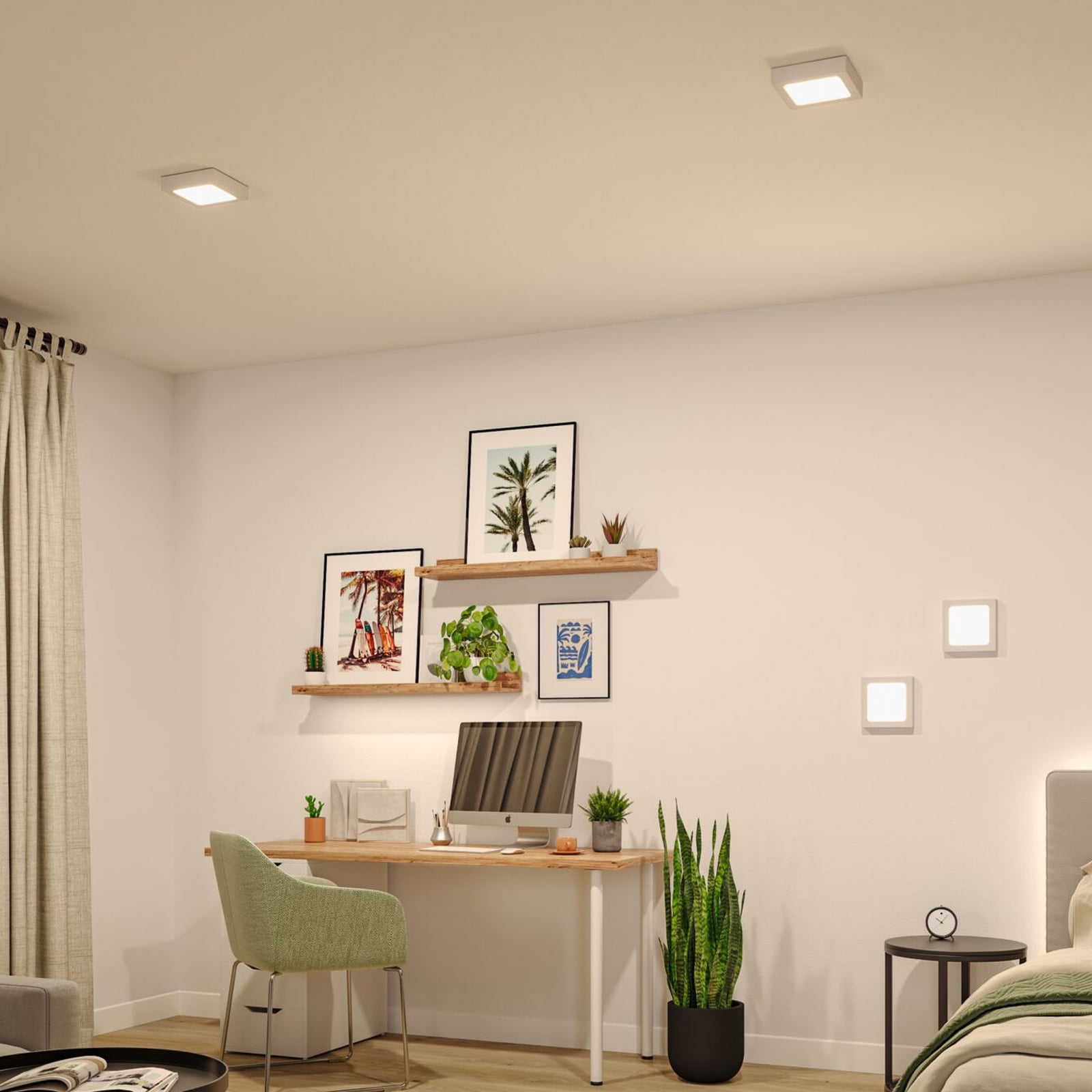 LED panel Paulmann Abia 2, délka 17 cm, bílý, CCT, plast LED panel Paulmann Abia 2, délka 17 cm, bílý, CCT, plast