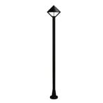 Modern lamp post 179, black