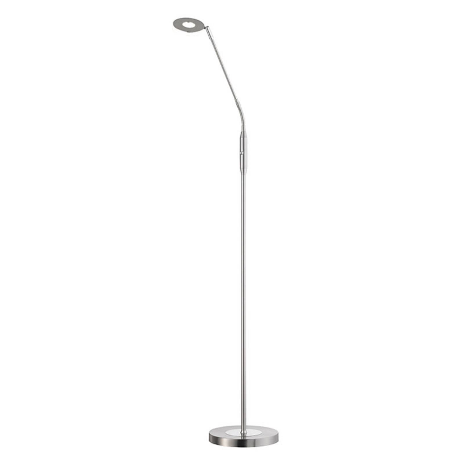 LED-Stehleuchte Dent, CCT, einflammig, nickel