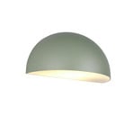 Āra sienas lampa MAAS, zaļa, platums 27 cm, metāls, IP44