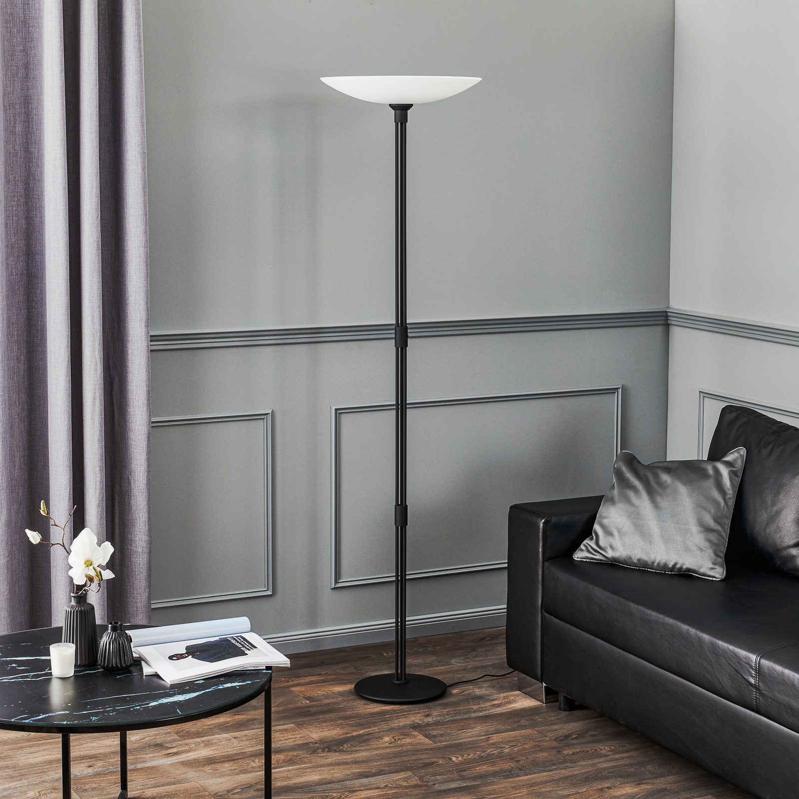 Rothfels Trinessa LED-Deckenfluter, schwarz