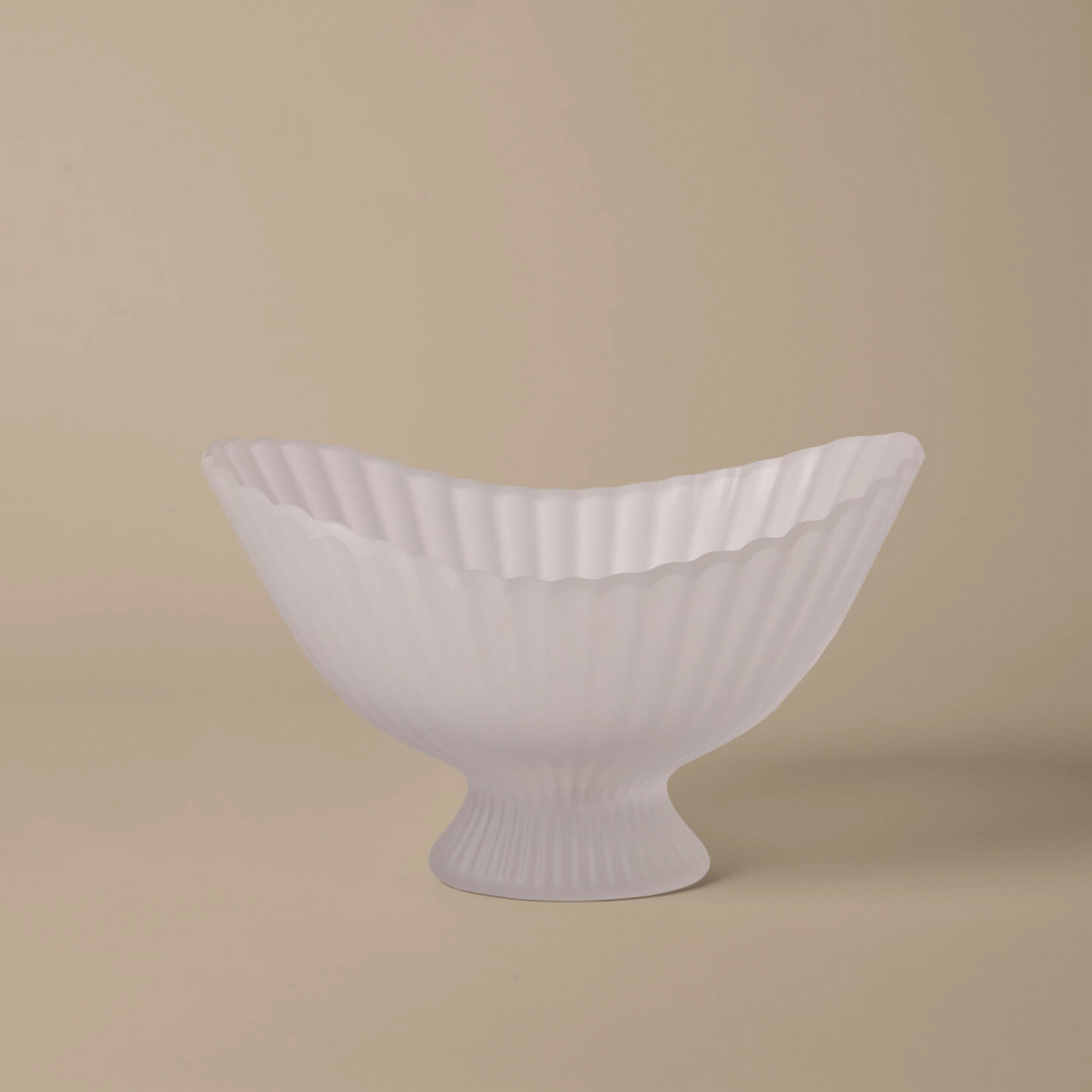 FOUNTAIN tál, magasság 24 cm, matt üveg - LIVING