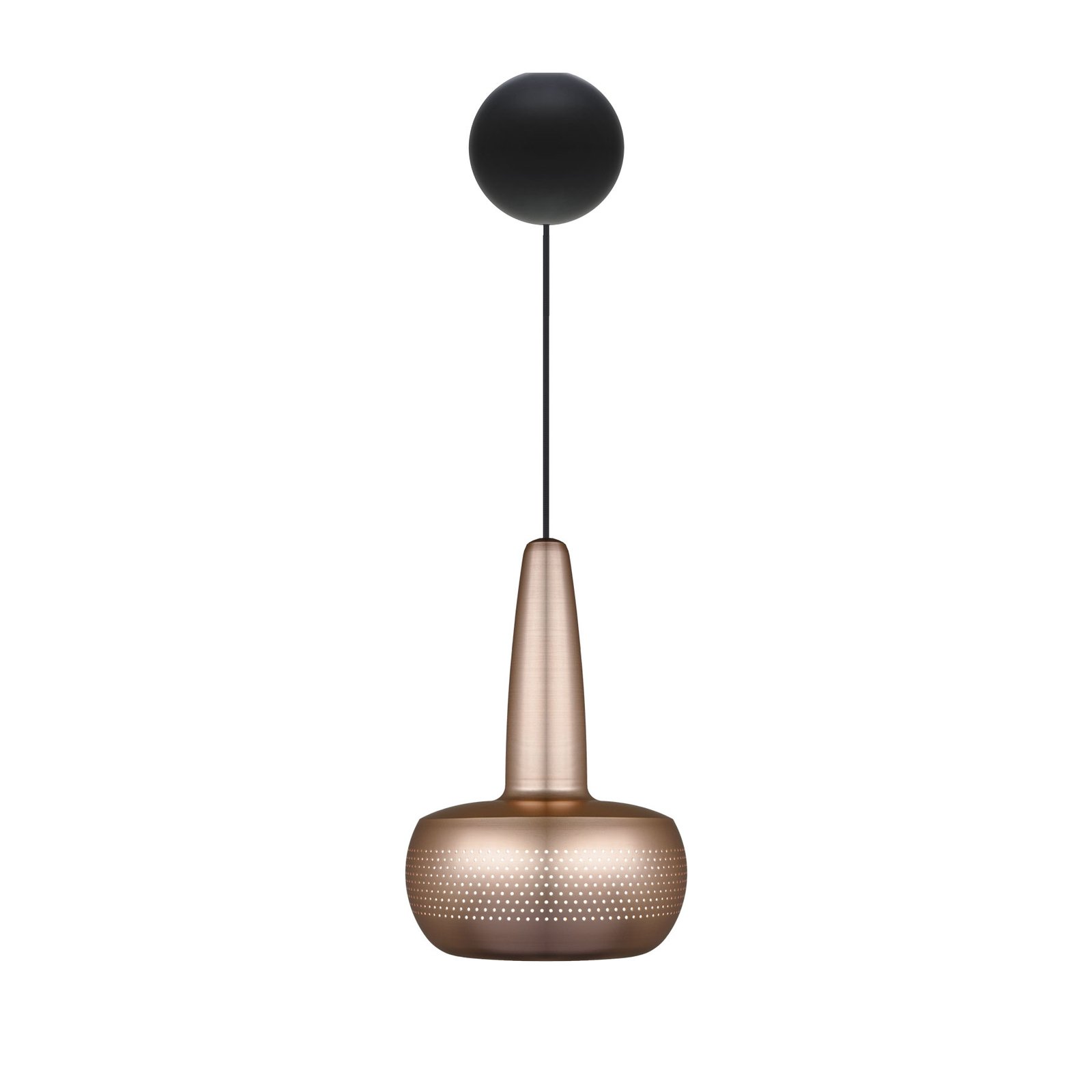 UMAGE Clava hanging light with cannonball black