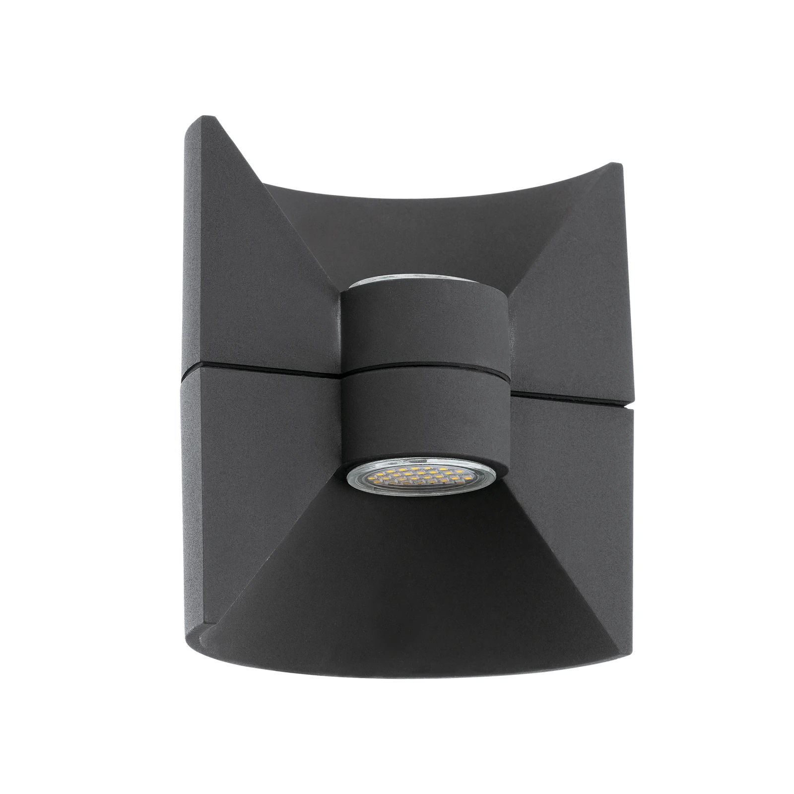Applique d'extérieur LED Redondo, anthracite, hauteur 17 cm, à 2 lampes