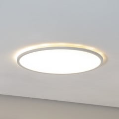 Aqua panel LED, Ø 50 cm, blanco, metal/plástico CCT atenuable