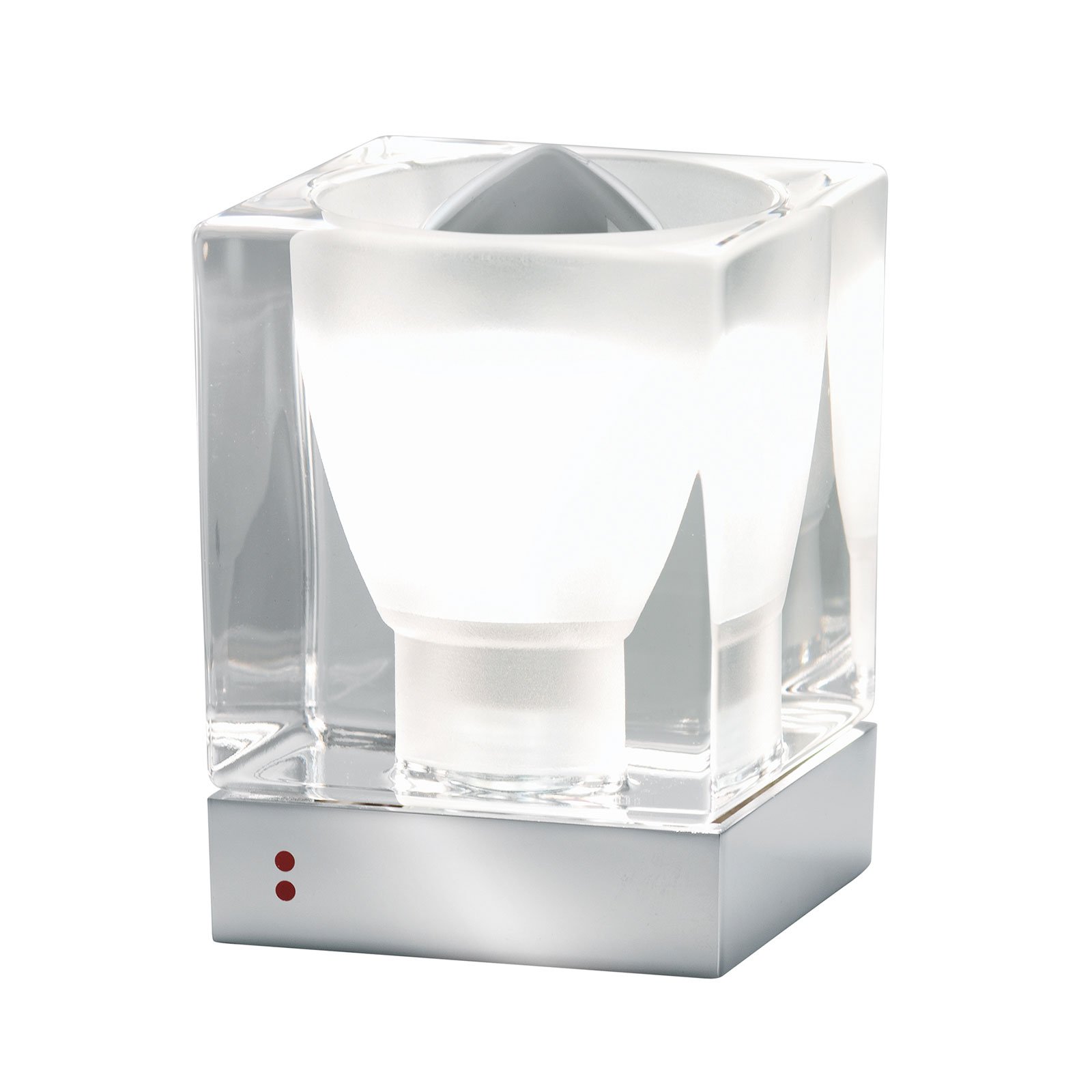 Fabbian Cubetto lampă de masă E14 crom/transparent