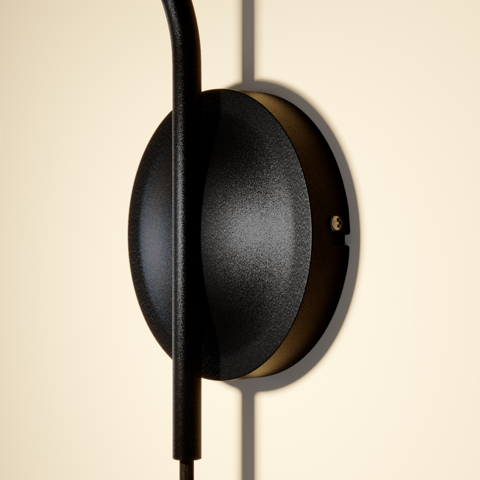 Anjita Wandleuchte Black/Brass - Lucande