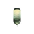 OLEV LED-Deckenlampe Curuba, grün, Glas, Höhe 40 cm, 2.700 K