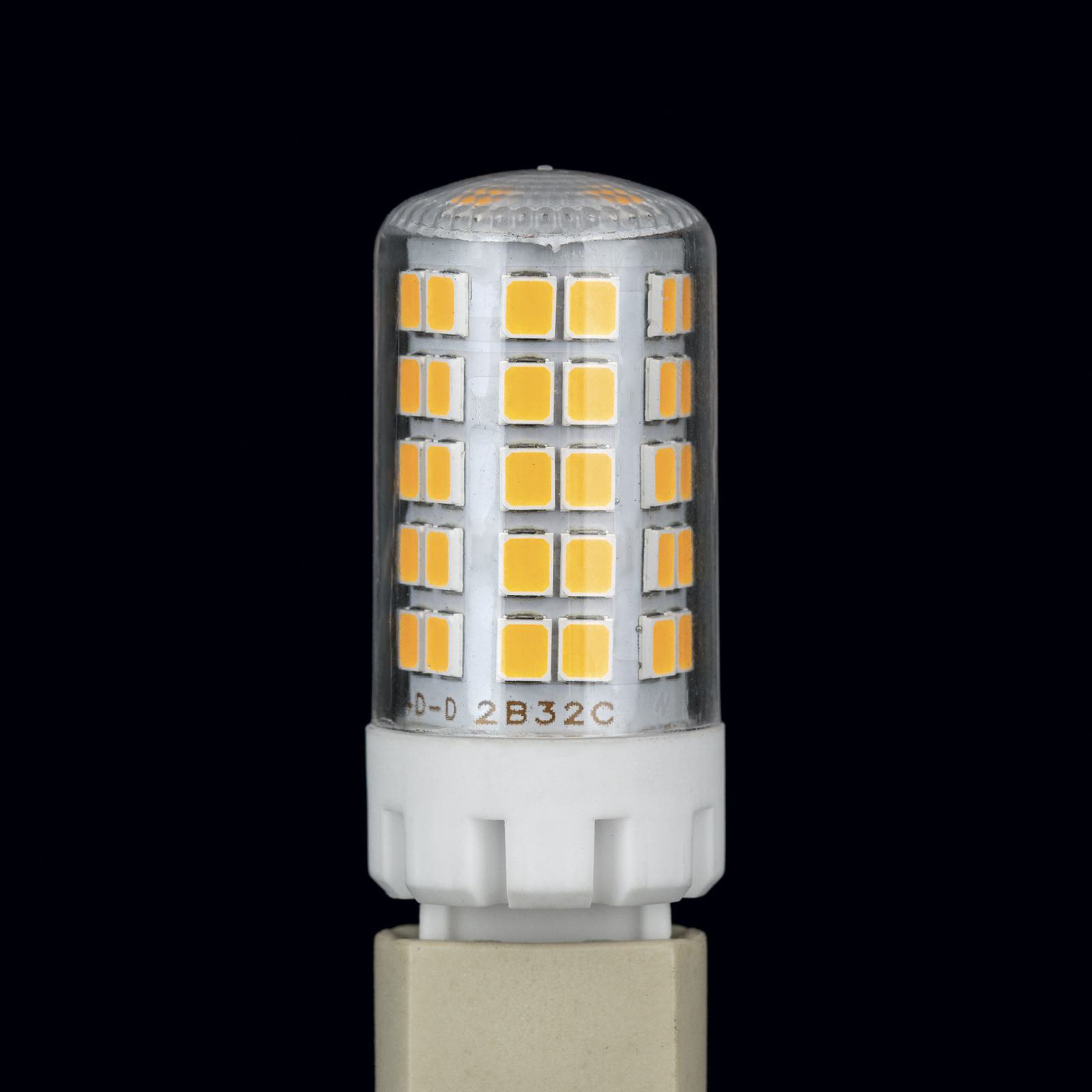 Bi-pin LED bulb, clear, G9, 5 W, 2,700 K, 500 lm, dimmable