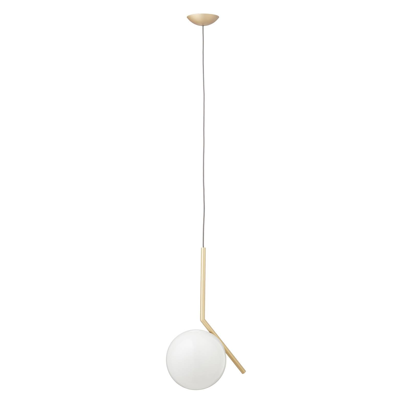 FLOS IC S1 Designer-Hängeleuchte, Messing geb.