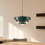 Lindby Hängeleuchte Tivra, grün, Ø 35 cm, Metall, E27
