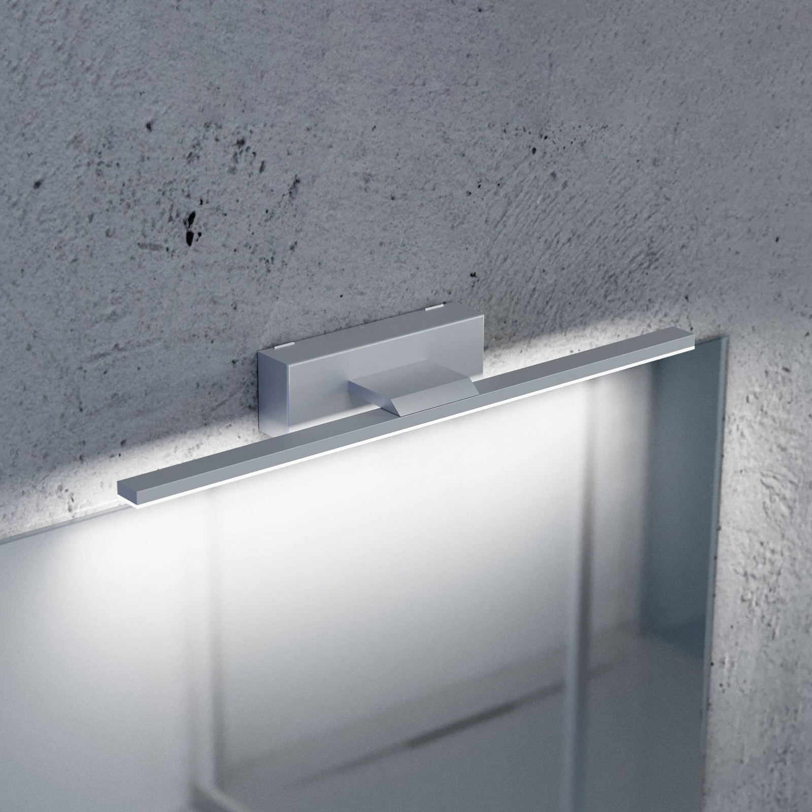 LED-Wandleuchte Miroir 40 cm alu 3000K