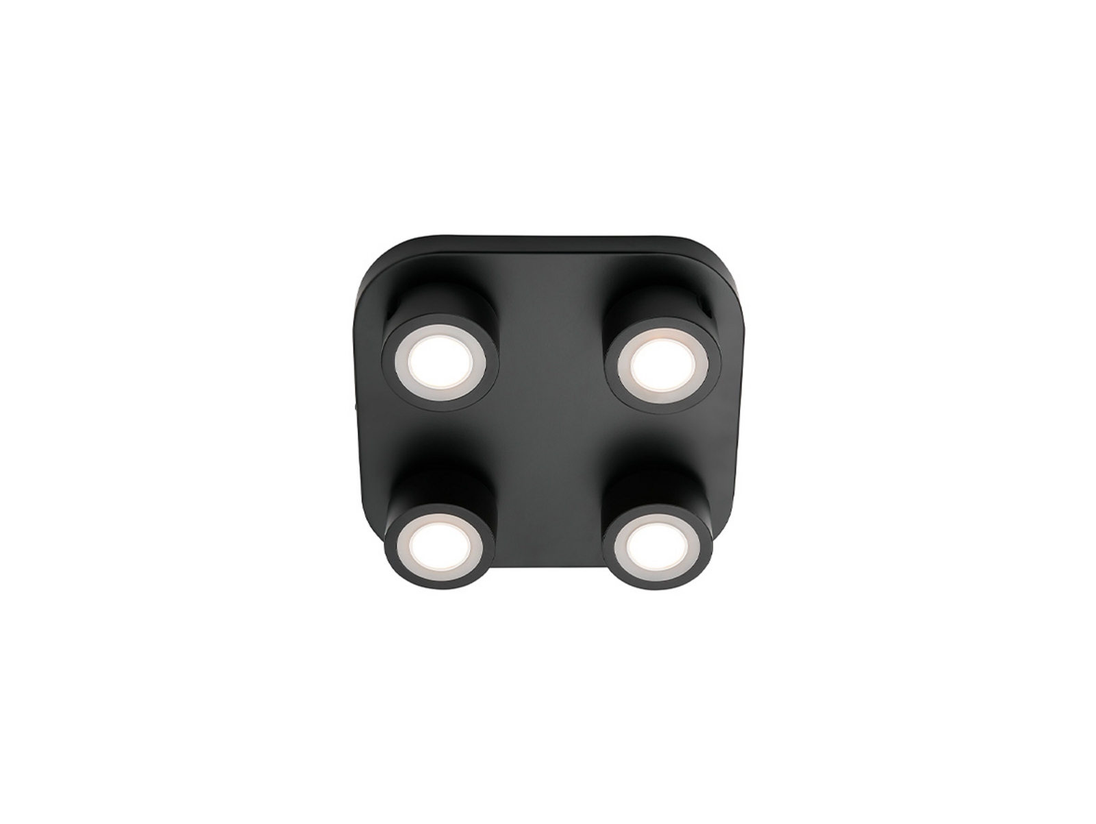 Clyde 4-Spot Candeeiro de Tecto Black - Nordlux