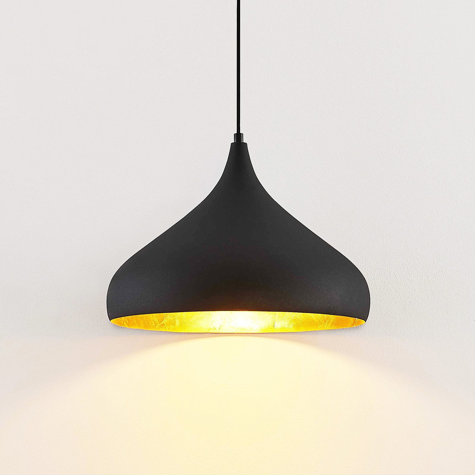 Lunus Pendelleuchte Black/Gold - Arcchio