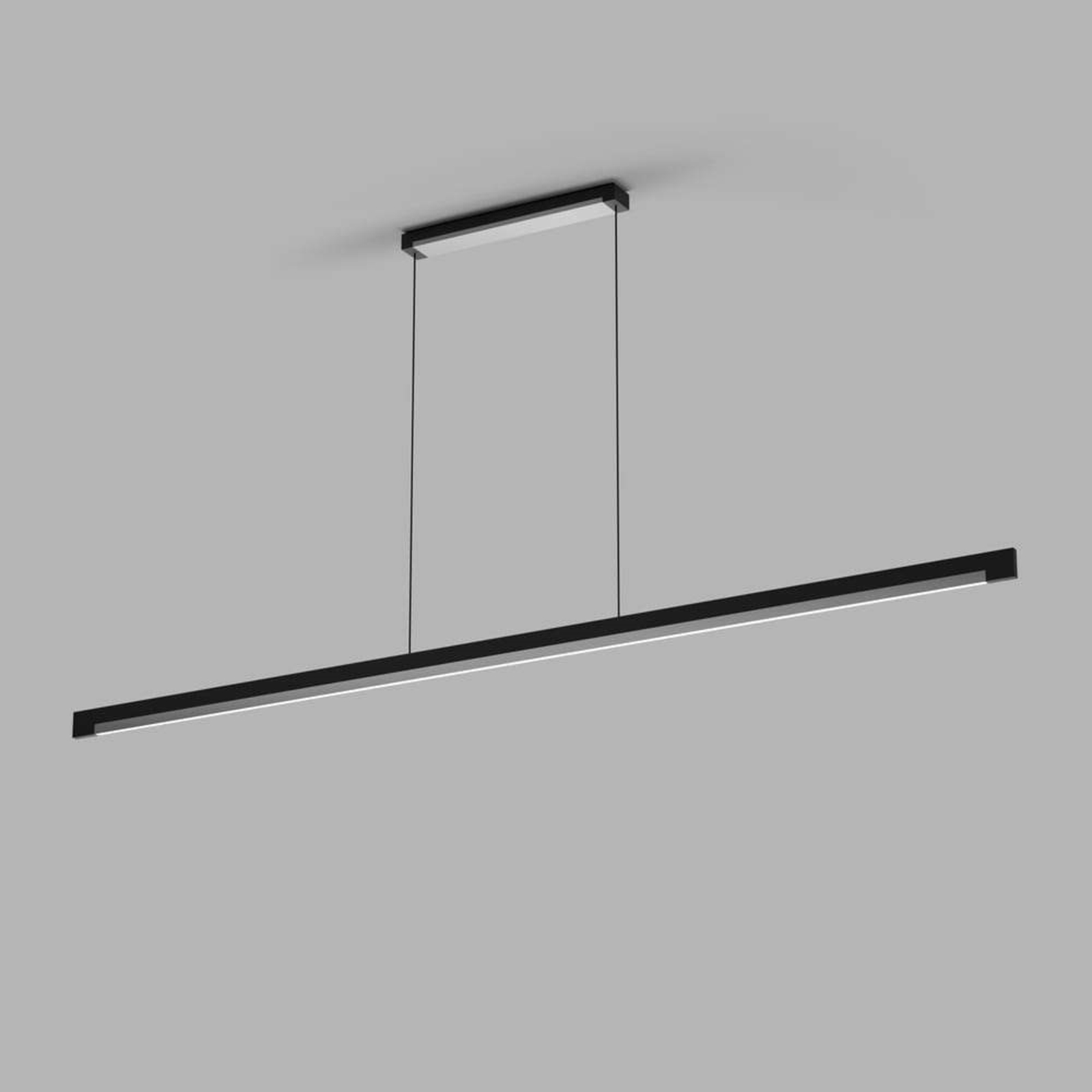 Inlay S1900 Linear Candeeiro Suspenso Matt Black/Satin Silver - Light-Point