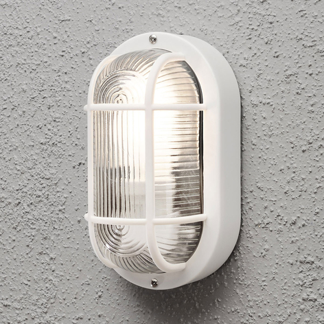 Außenwandlampe Elmas oval