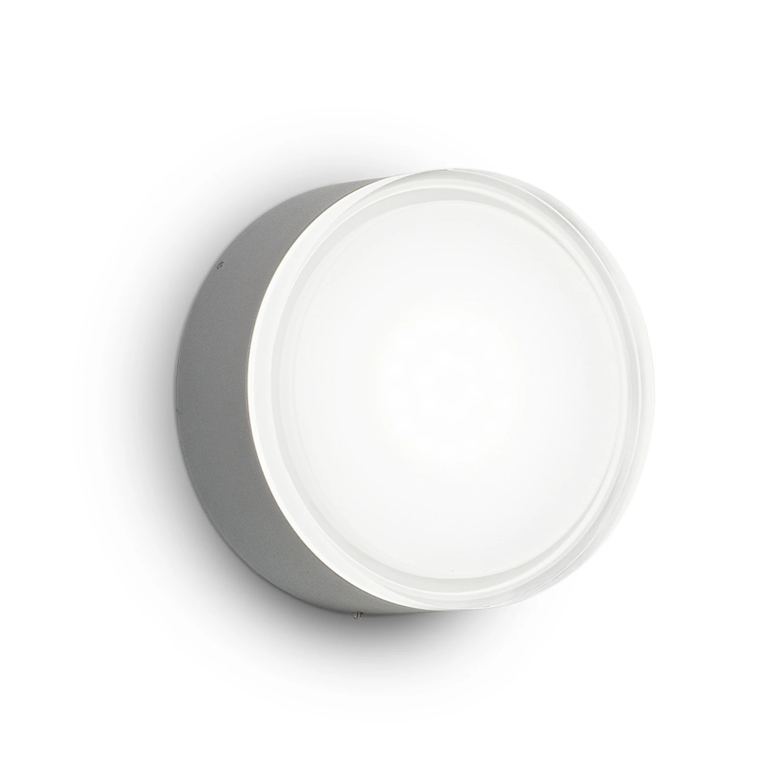 Ideal Lux Außenwandleuchte Urano anthrazit Aluminium Ø 16 cm