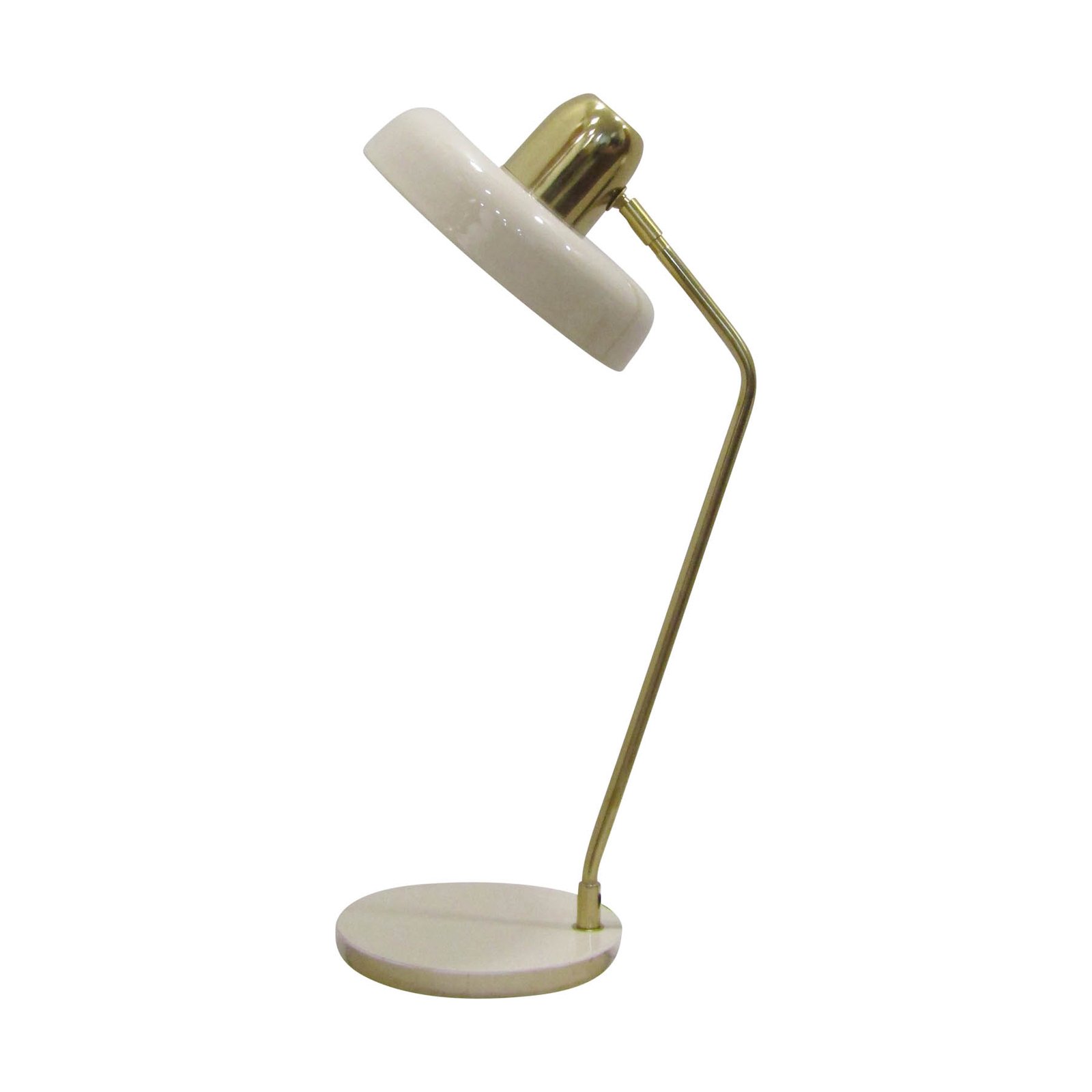 KARE Demi table lamp, beige, enamelled steel, height 56 cm