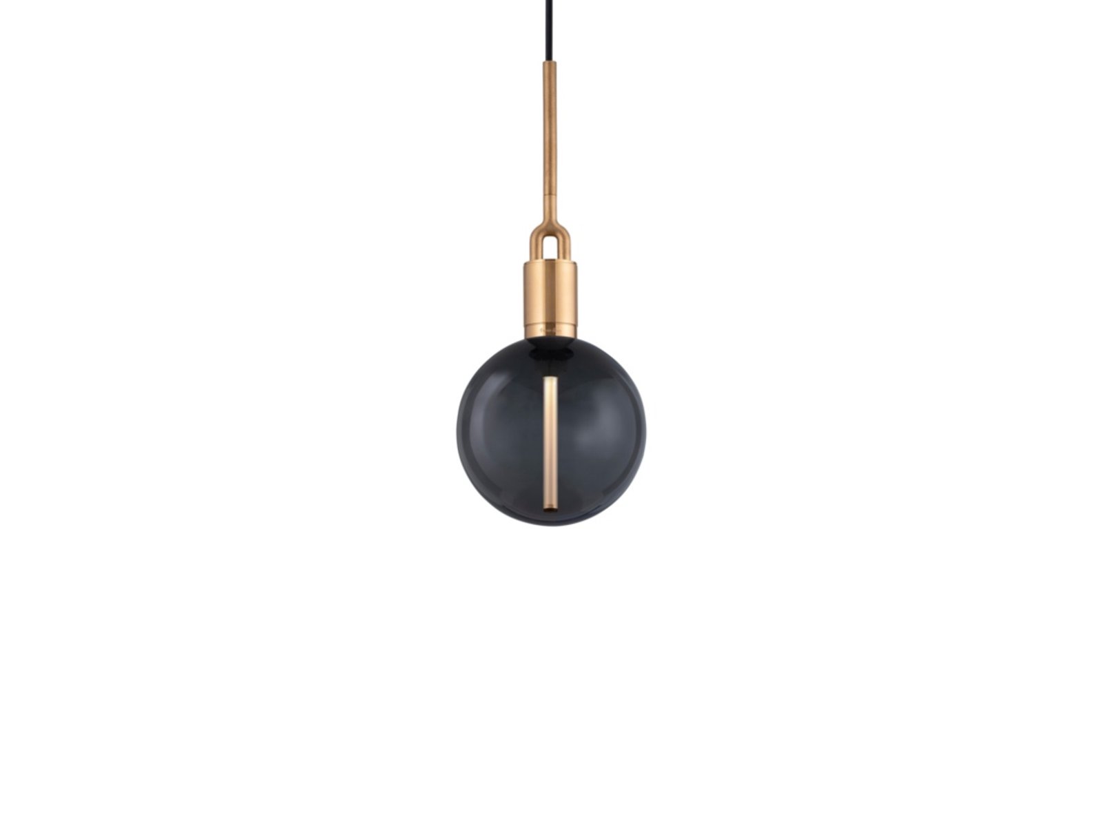 Forked Globe Lustră Pendul Dim. Medium Smoked/Brass - Buster+Punch