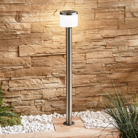 Borne lumineuse LED Cathleen, inox