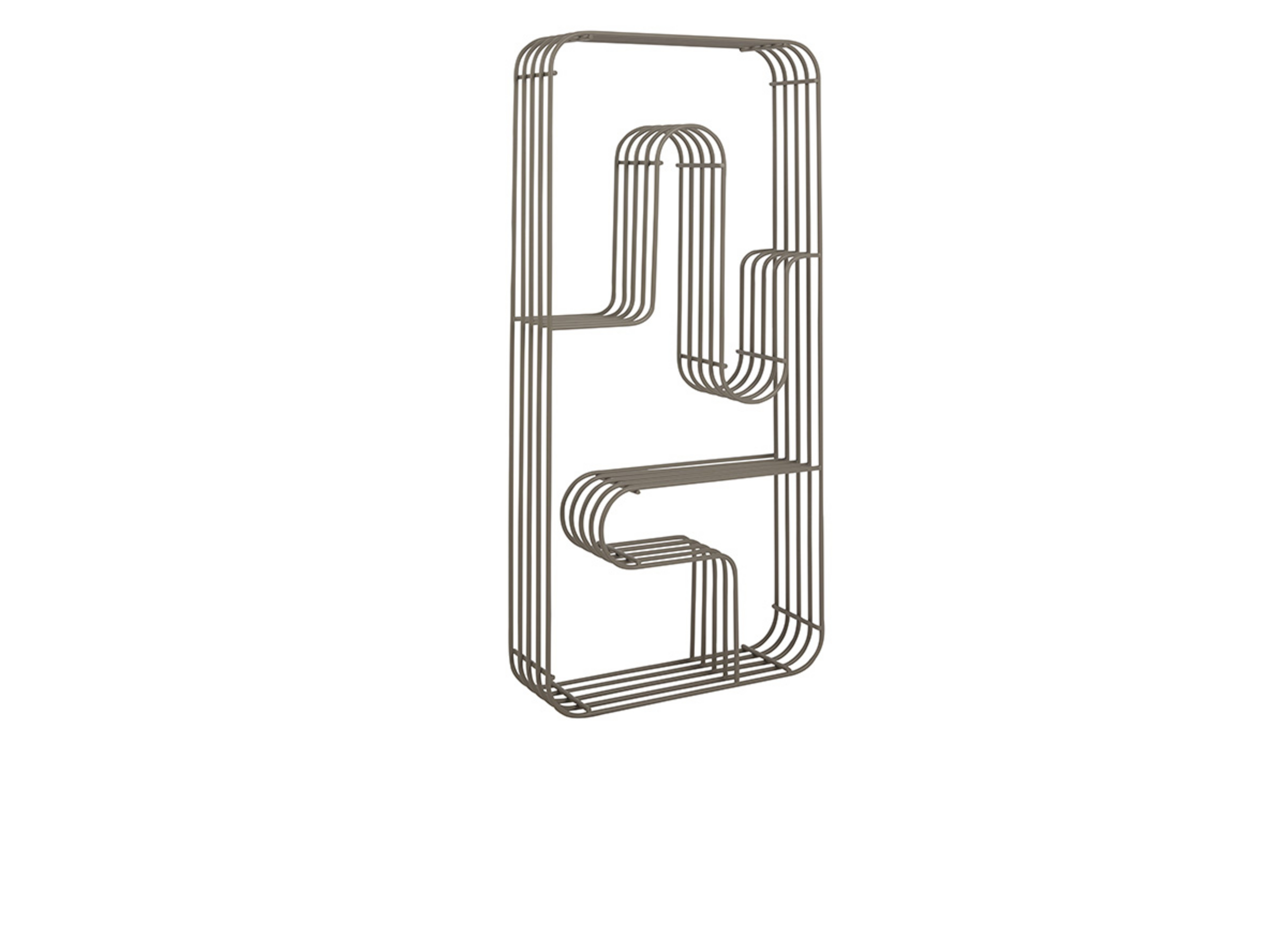 Curva Display Etagère Rectangular Taupe - AYTM