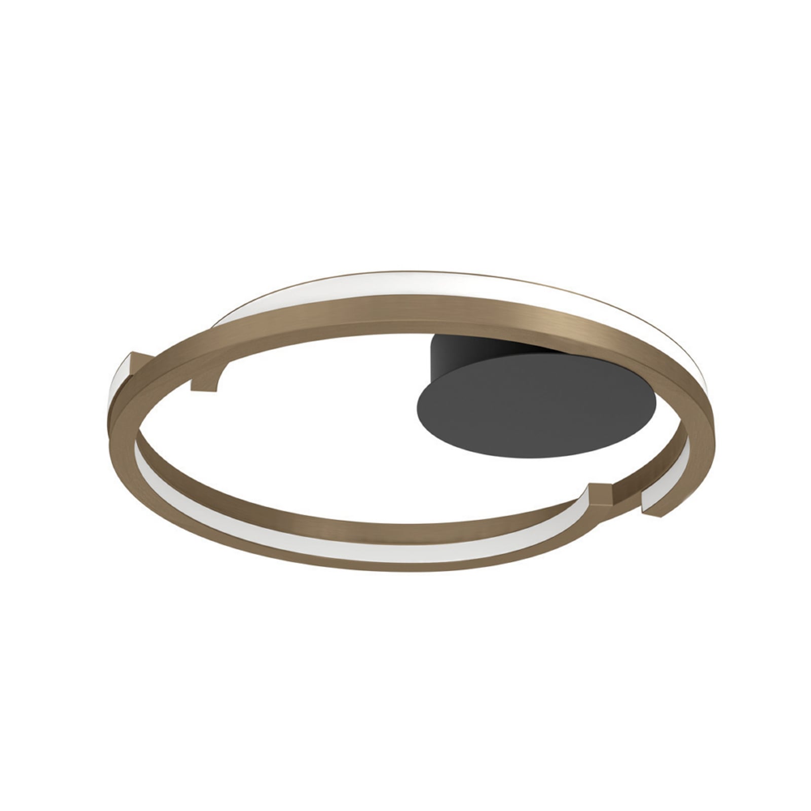 Candeeiro de teto LED EGLO MEZZOMONTE, bronze, Ø 48 cm, CCT Candeeiro de teto LED EGLO MEZZOMONTE, bronze, Ø 48 cm, CCT