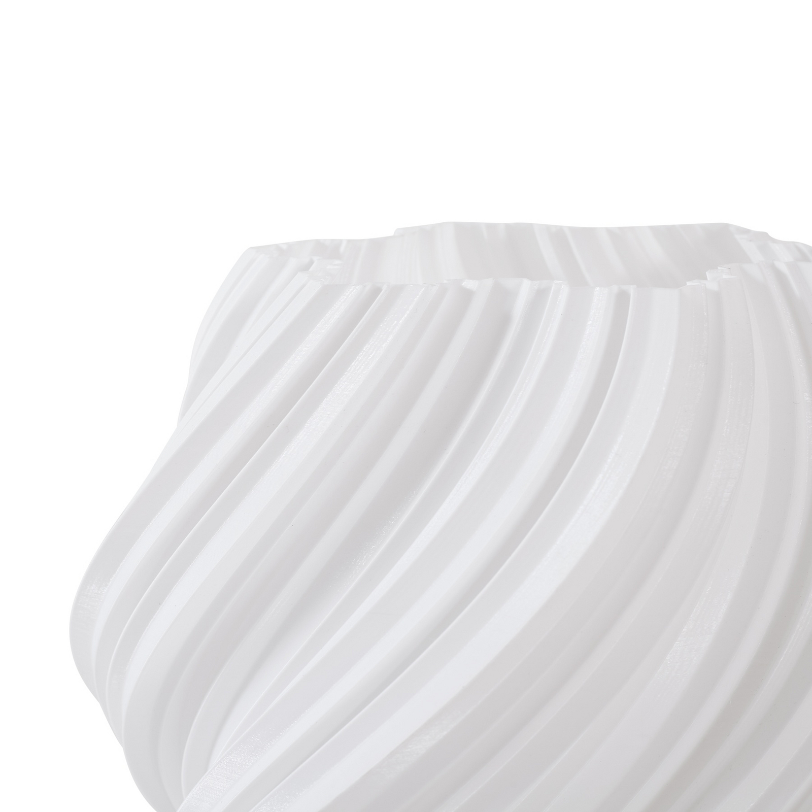 Lindby tafellamp Nuvia, hoogte 39,1 cm, wit, gedraaid