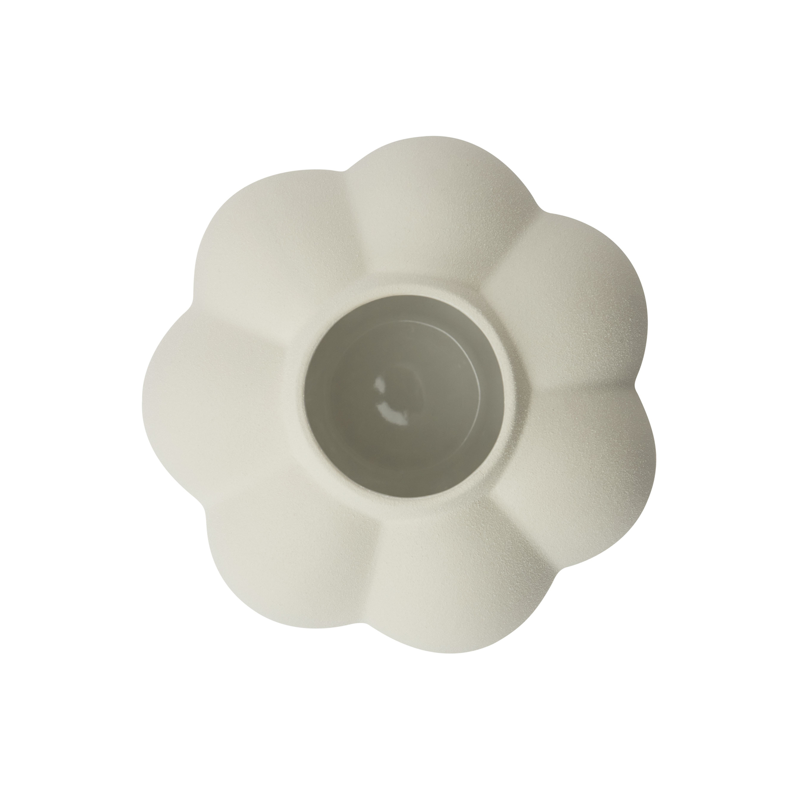 AYTM Vase Uva, céramique, blanc, Ø 20 cm, forme de raisin