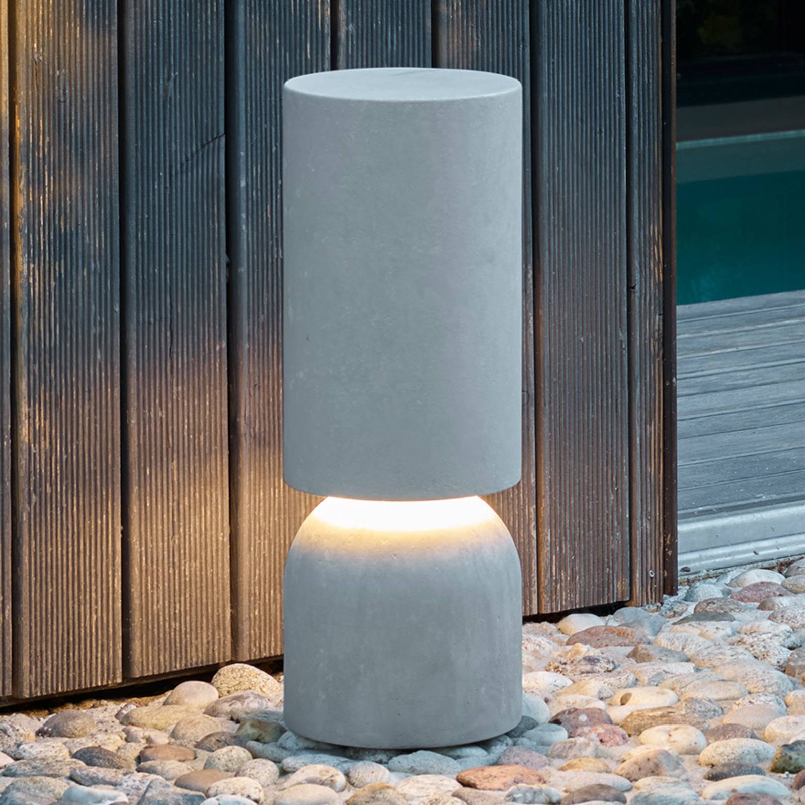 Luceplan Nui B luminaire de terrasse LED en béton DALI