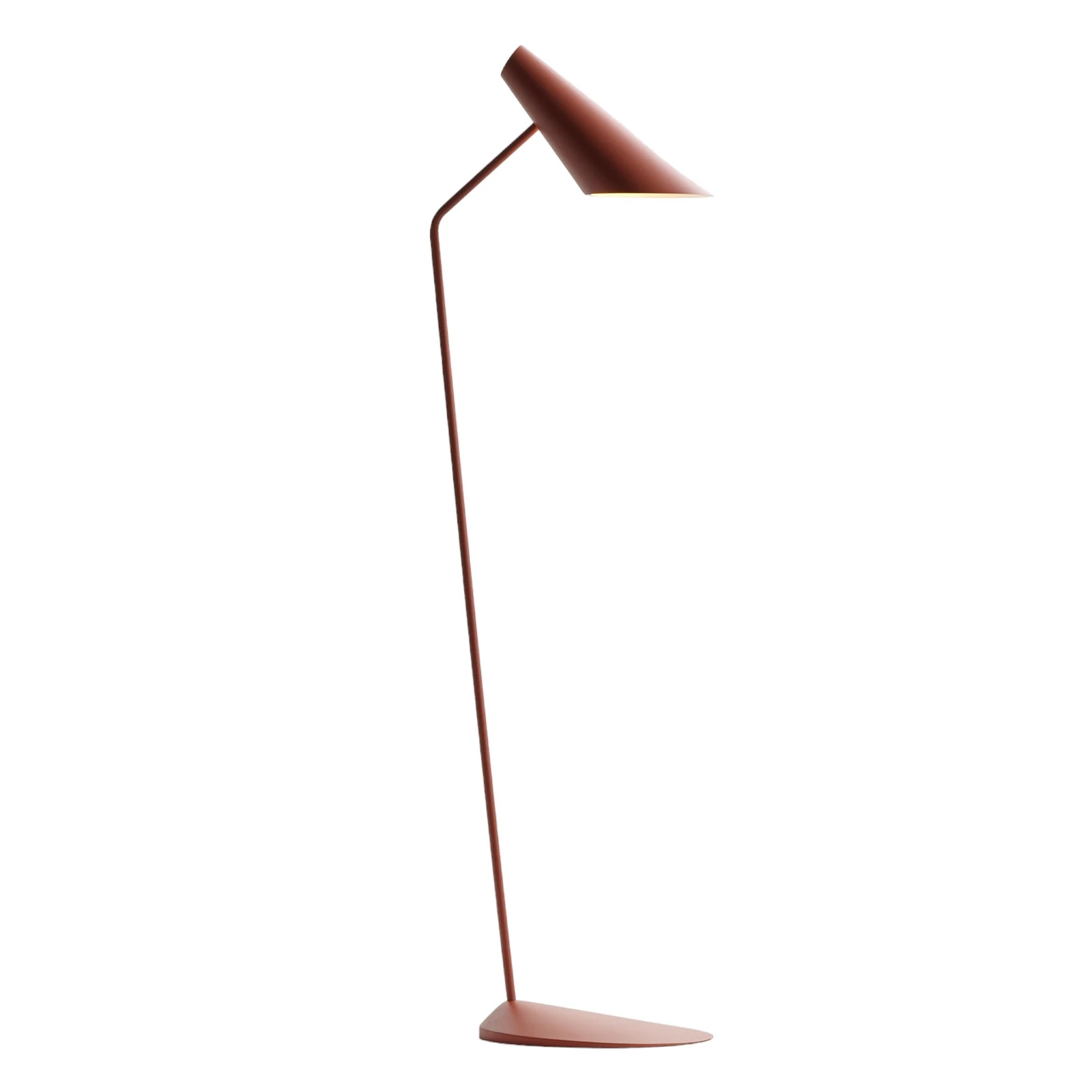 Vibia I.Cono 0712 Σχεδιαστικό φωτιστικό δαπέδου, κόκκινο-καφέ