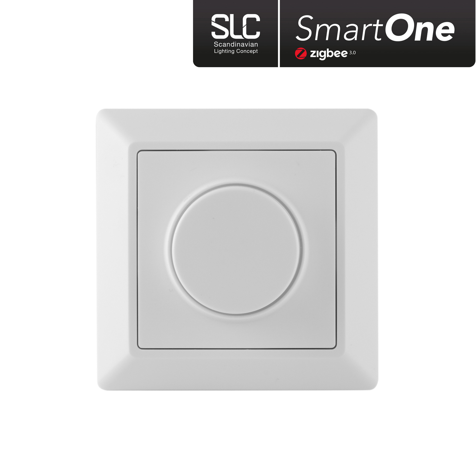 SLC SmartOne ZigBee 4in1 vægkontakt, vægdæmper