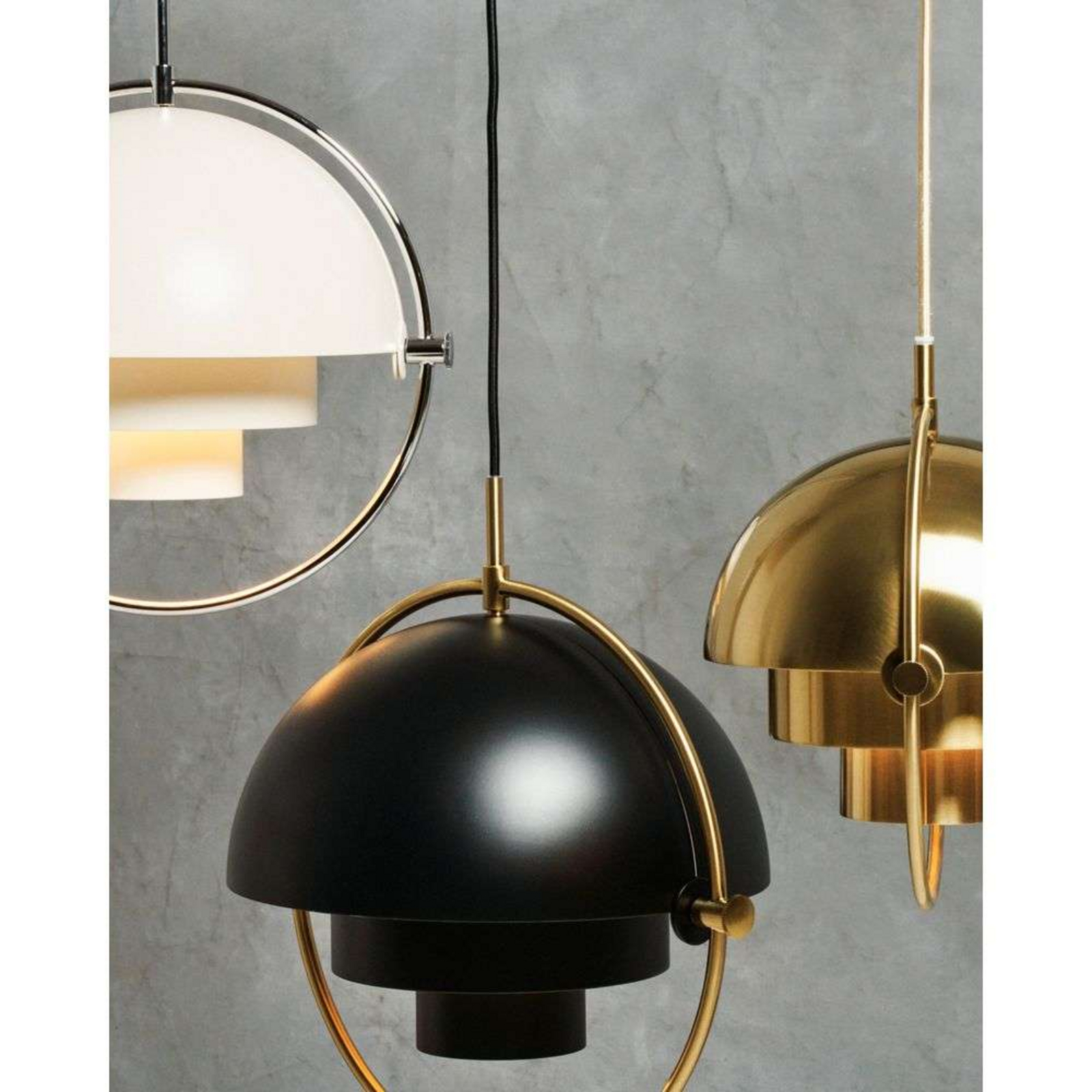 Multi-Lite Candeeiro Suspenso S Brass/White - GUBI