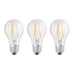 OSRAM LED žárovka E27 Classic 840 6,5W čirá 3ks