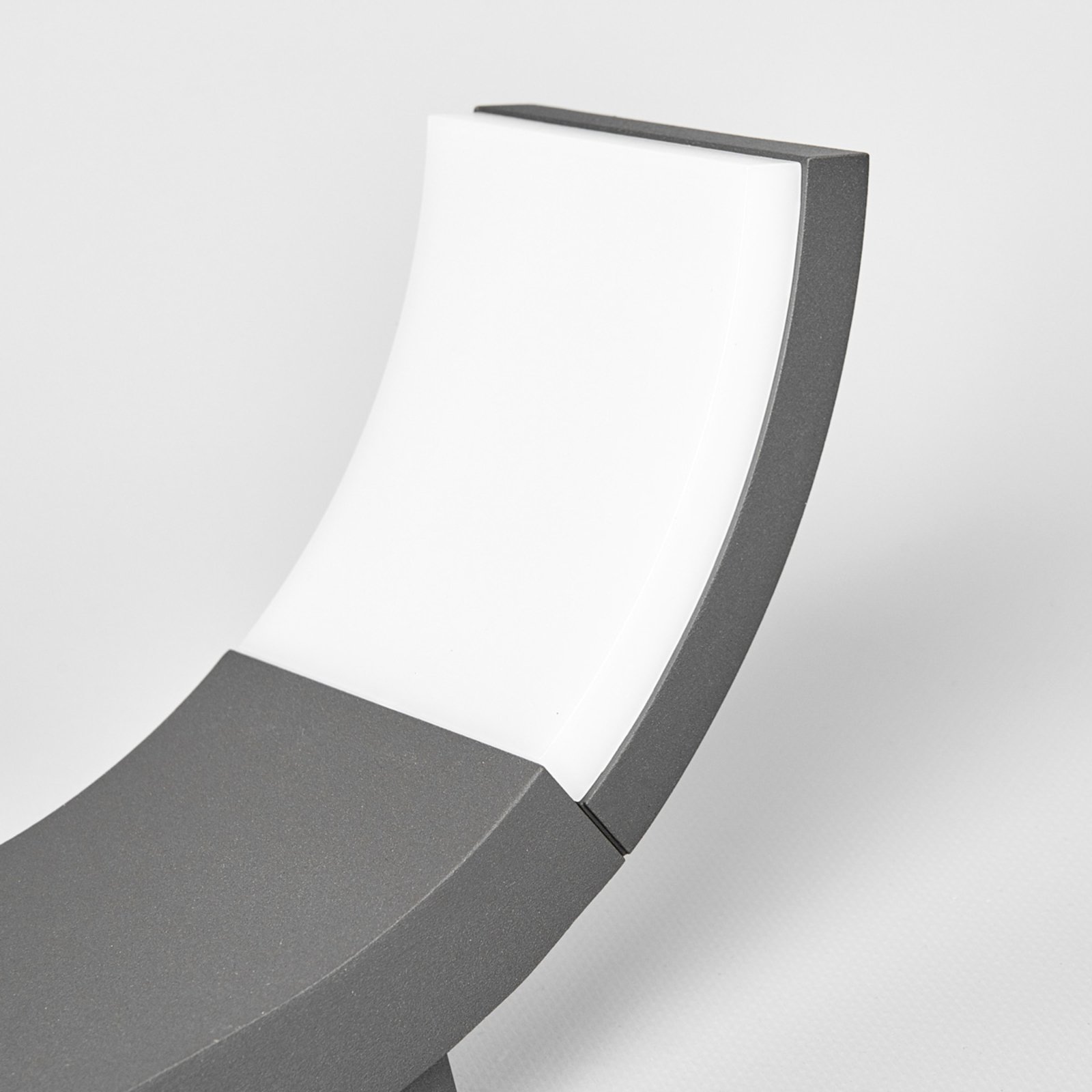 Timm Außenwandleuchte Graphite - Lucande