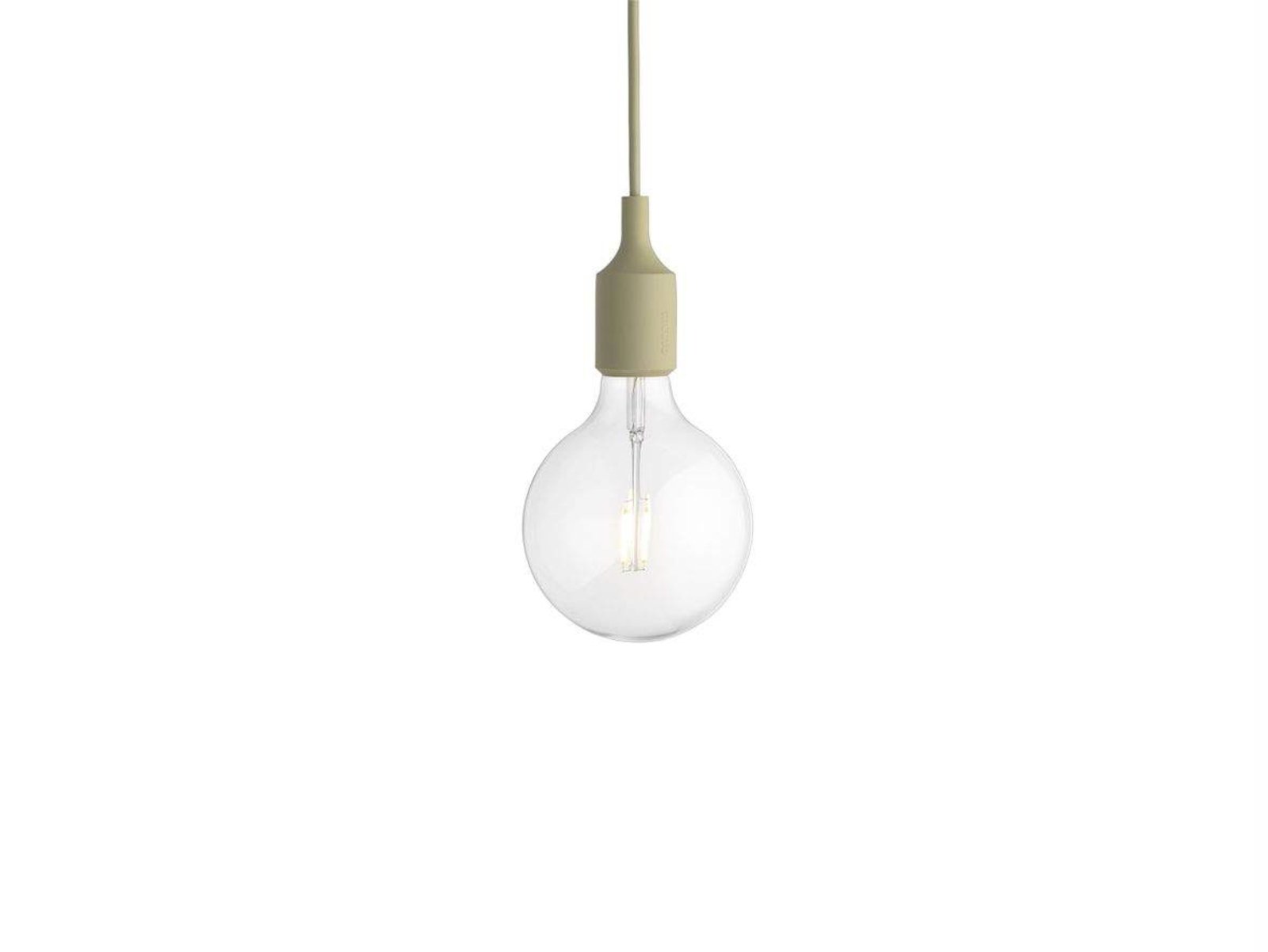 E27 Závěsná Lampa Beige/Green - Muuto