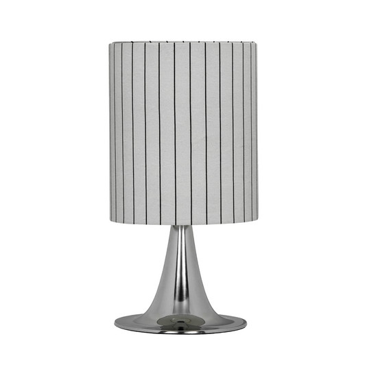 Tulip table lamp 50 cm silver cotton - House Doctor