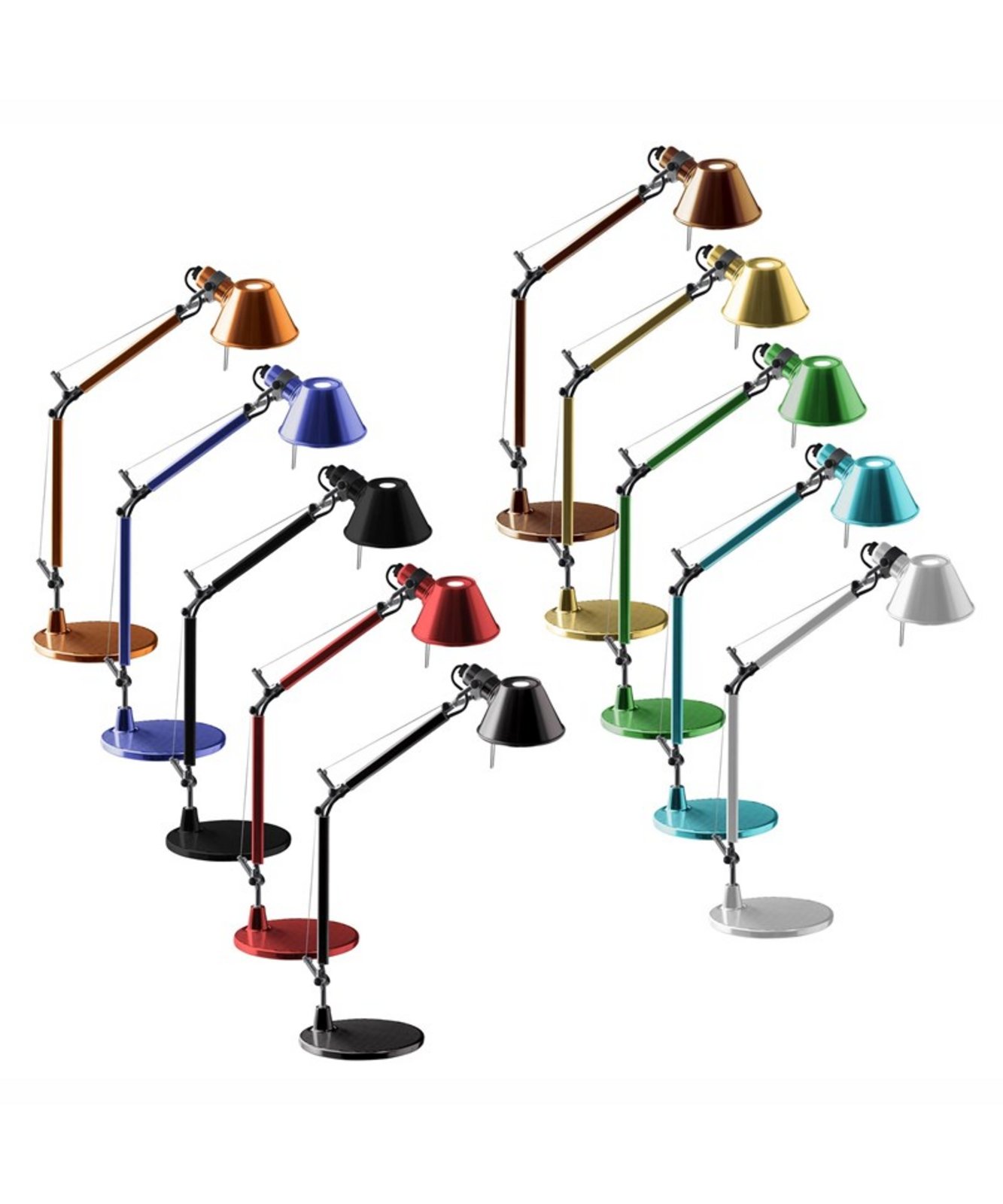 Tolomeo Micro Lampă de Masă Red - Artemide