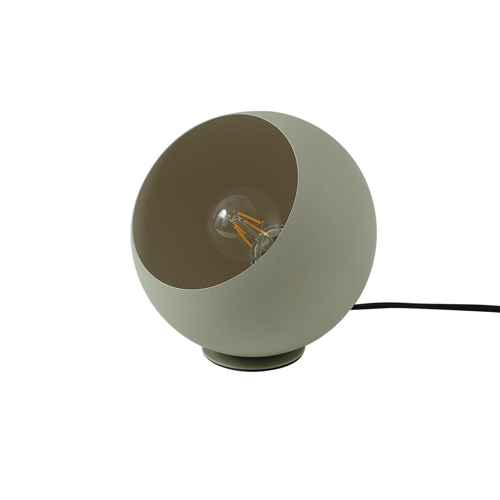 Lindby lampe à poser Solomia, vert, fer, Ø 20 cm