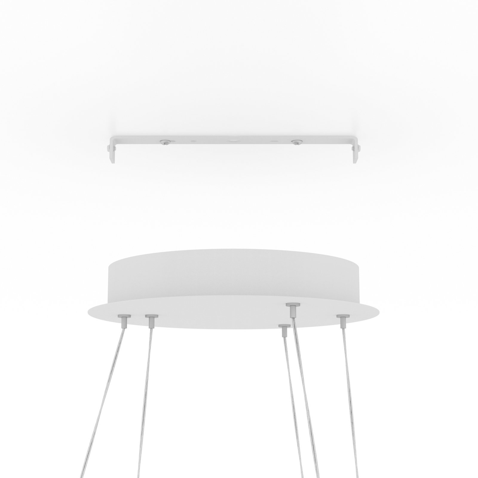 EGLO connect Lobinero-Z LED hanging light, white