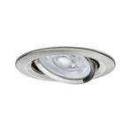 Lámpara empotrable Paulmann NOVA, hierro, Ø 9 cm, orientable, atenuable 840