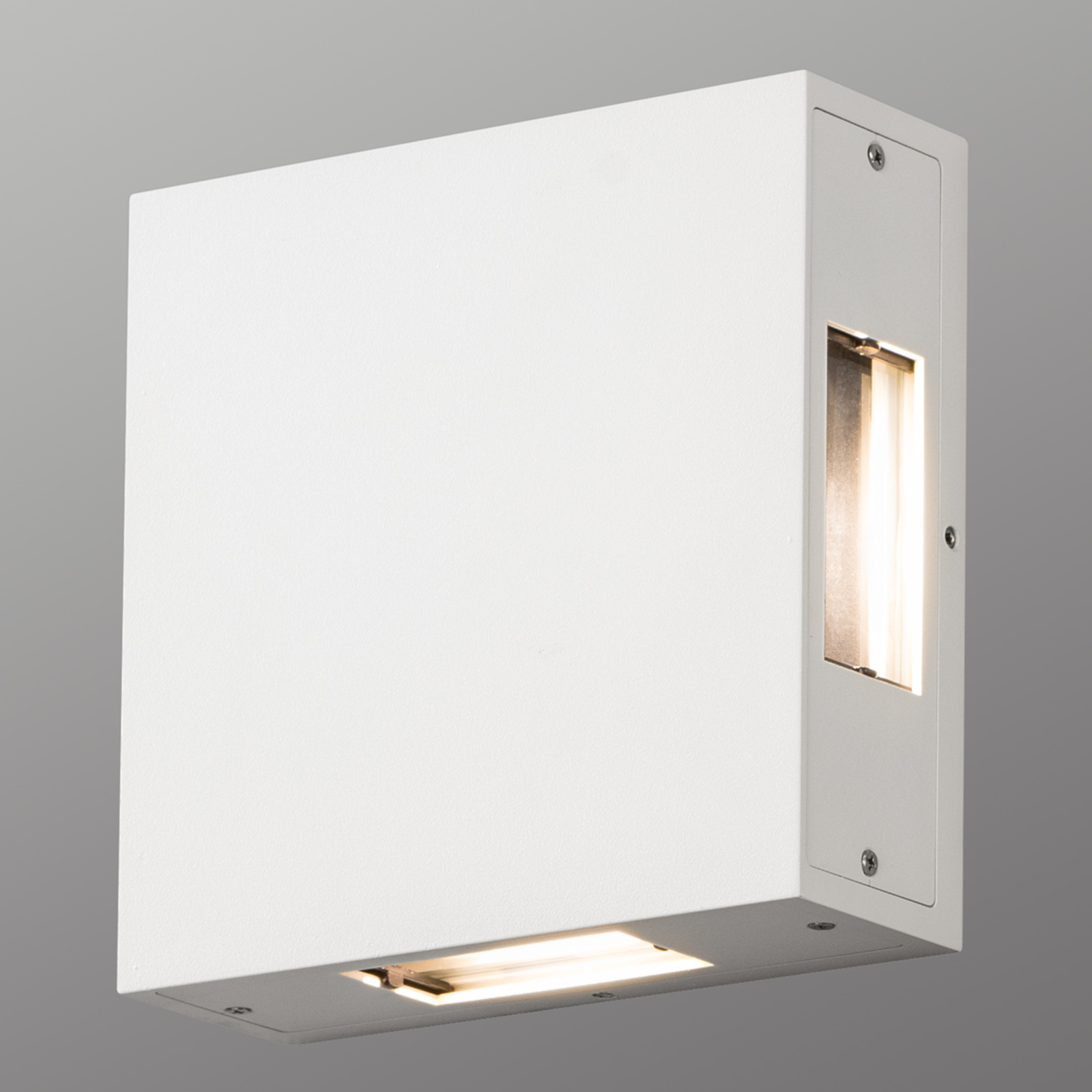 Aplique LED para exterior Cremona ajustable blanco
