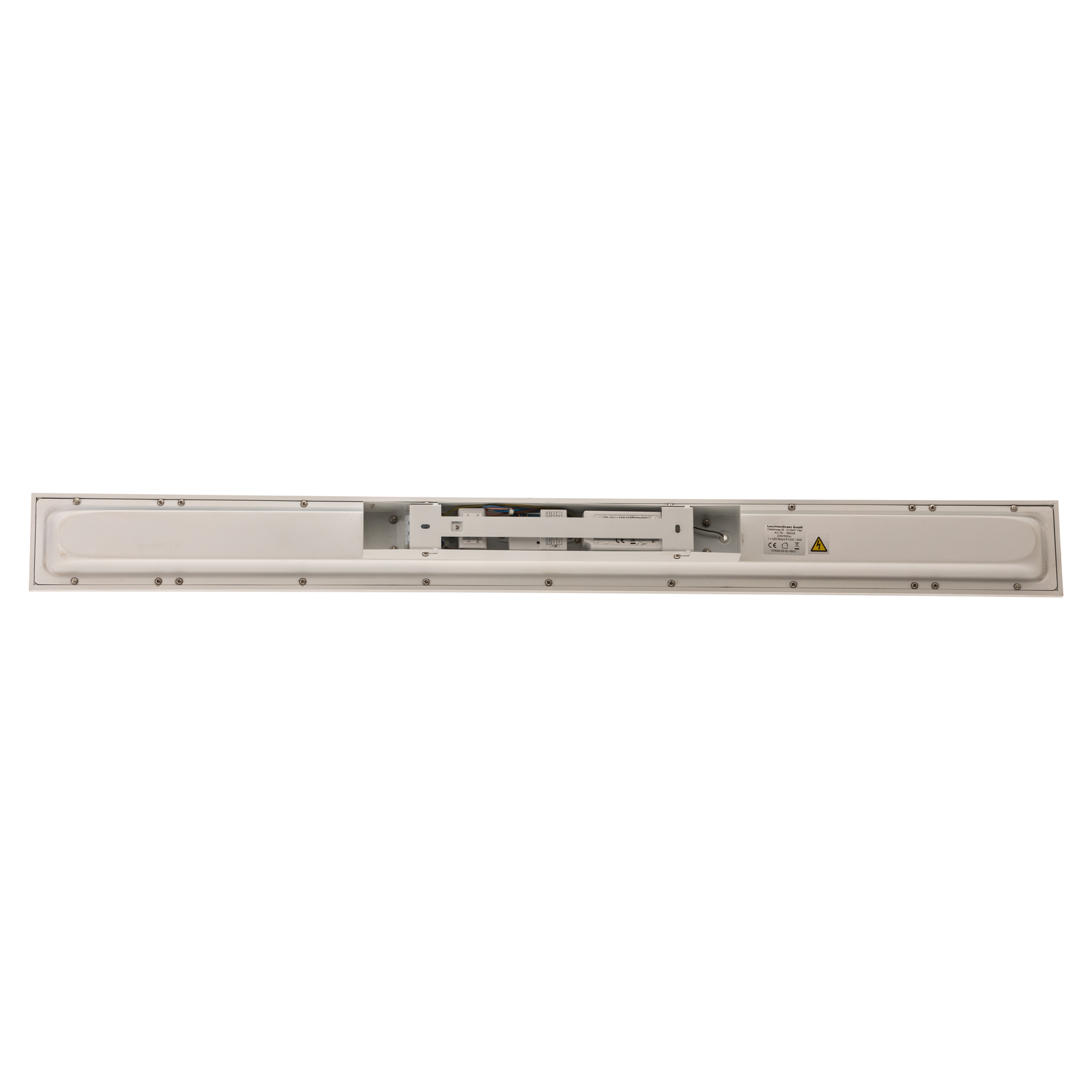 Plafonnier LED Fleet avec capteur, 100x10 cm