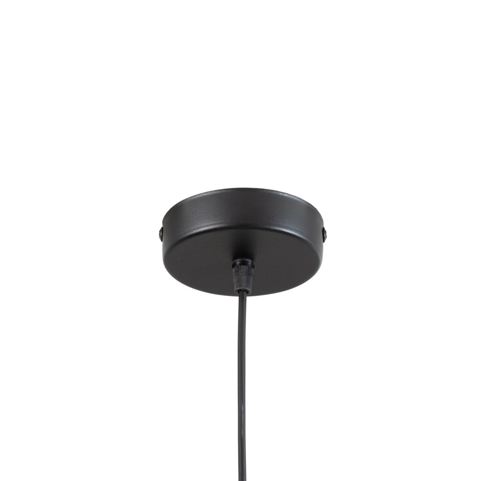 Lampion Viseće svjetlo srednje veličine, crno/zlatno, tkanina, E27