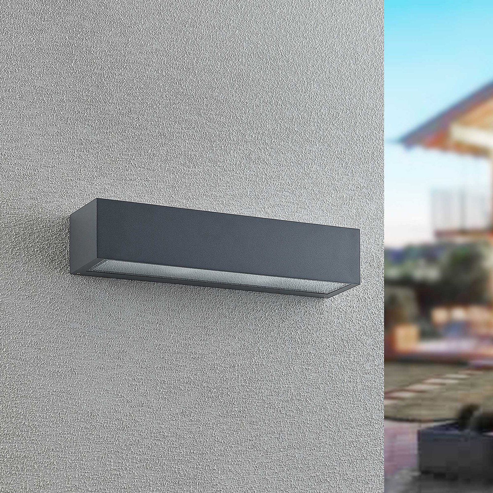 Miraz Candeeiro de Parede Exterior Dark Grey - Arcchio