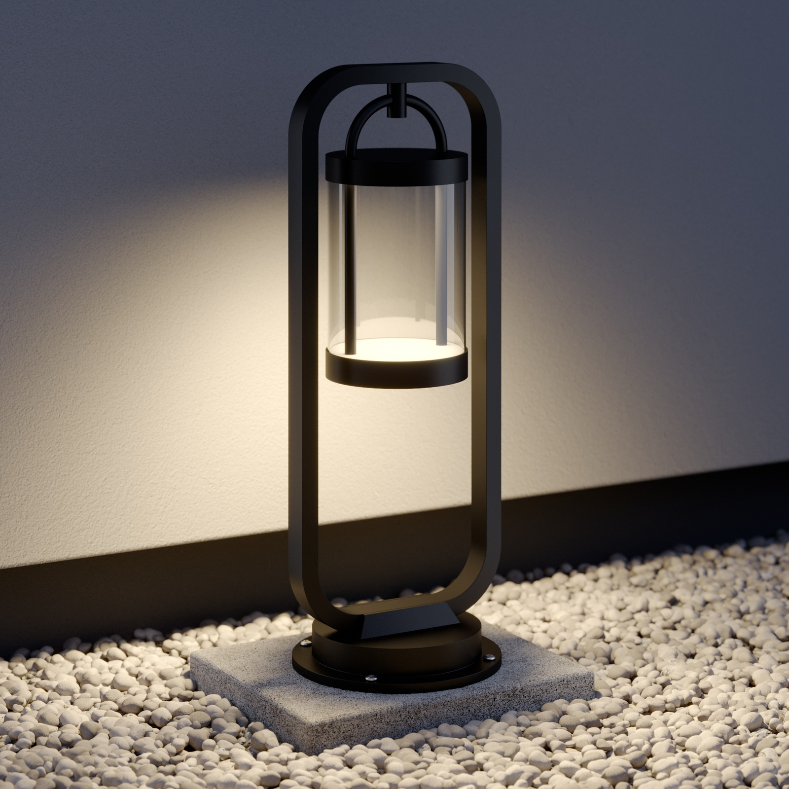 Lucande Caius lampa cokołowa LED