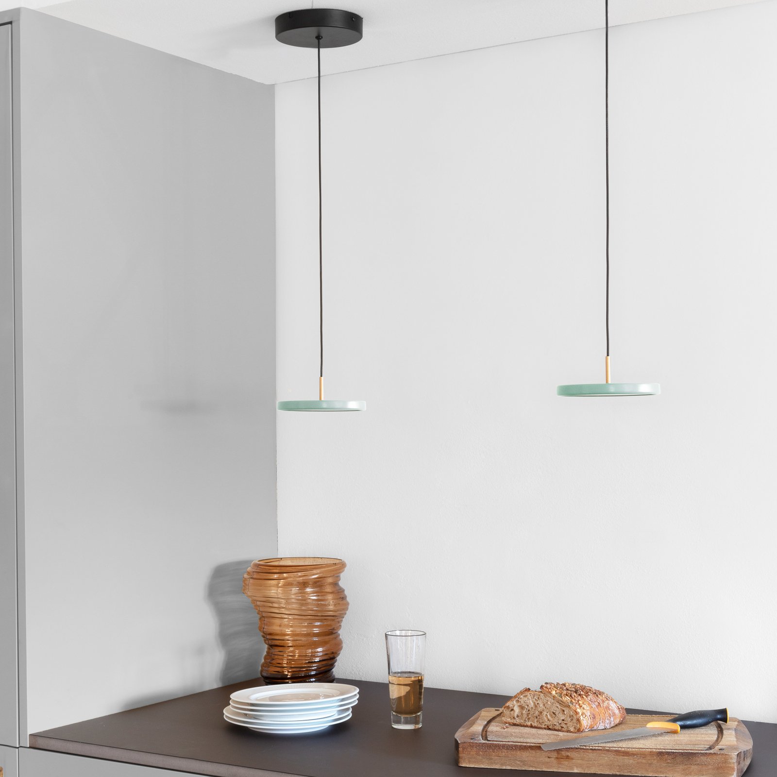 Asteria Lampa Wisząca Micro V2 Olive - UMAGE