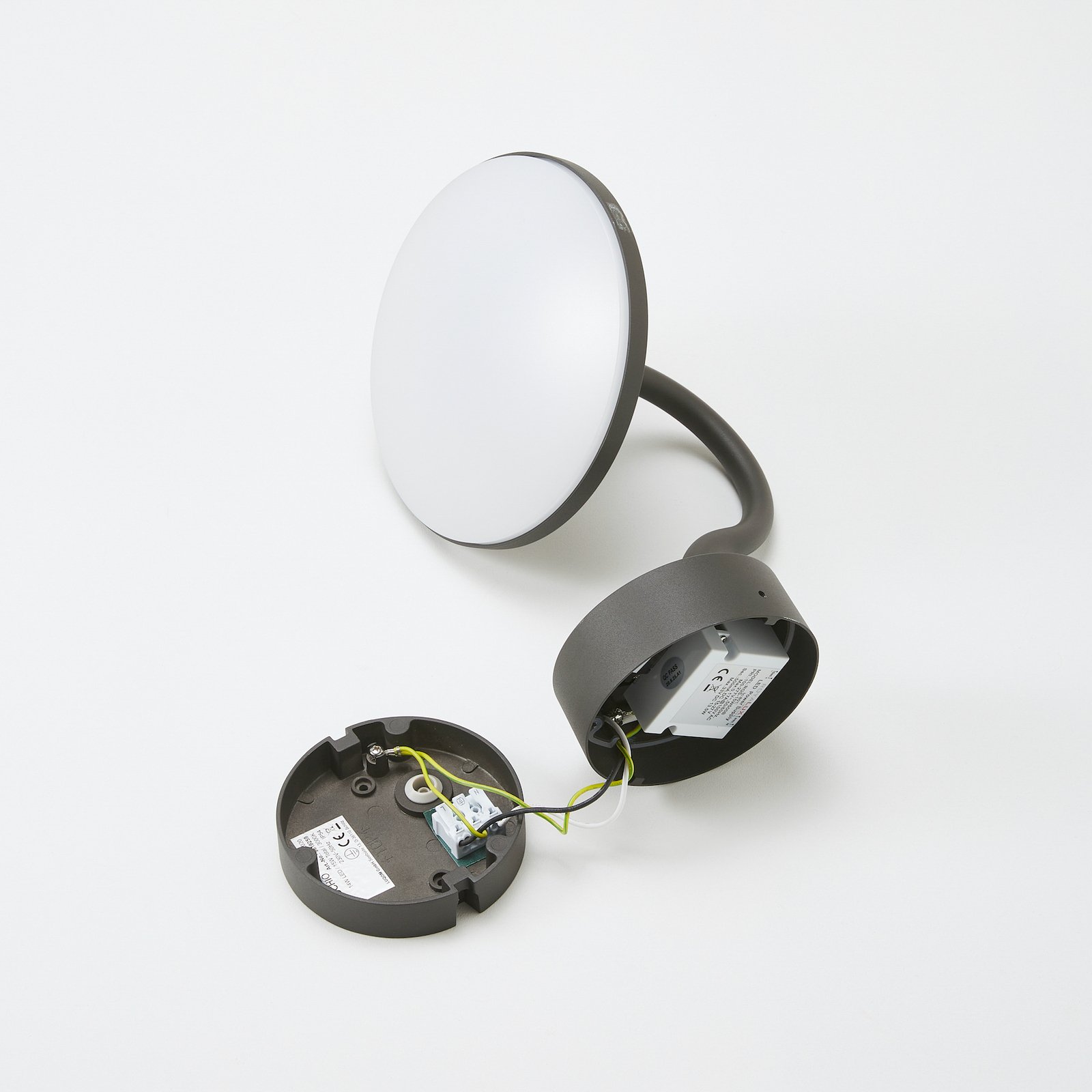 Fineria Applique Murale d'Extérieur w/Sensor Dark Grey - Arcchio