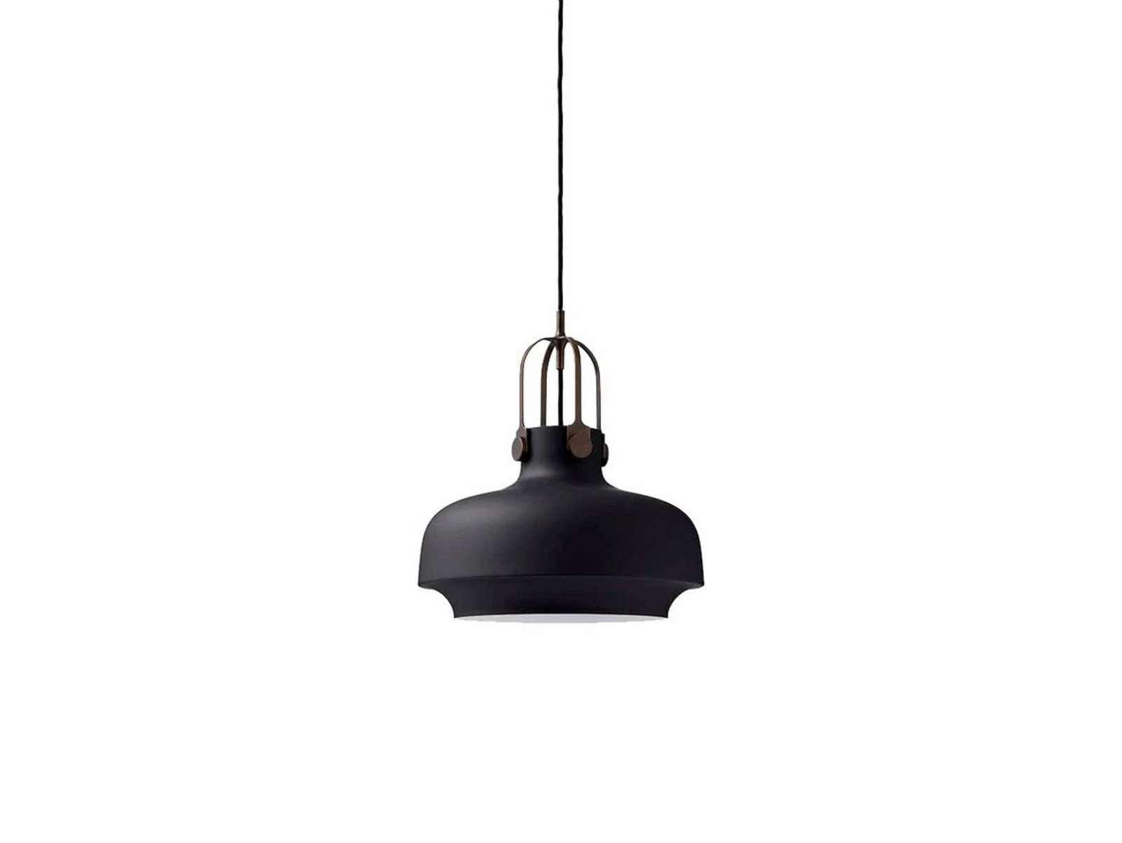 Copenhagen SC7 Lustră Pendul Matt Black/Bronzed Brass - &Tradition