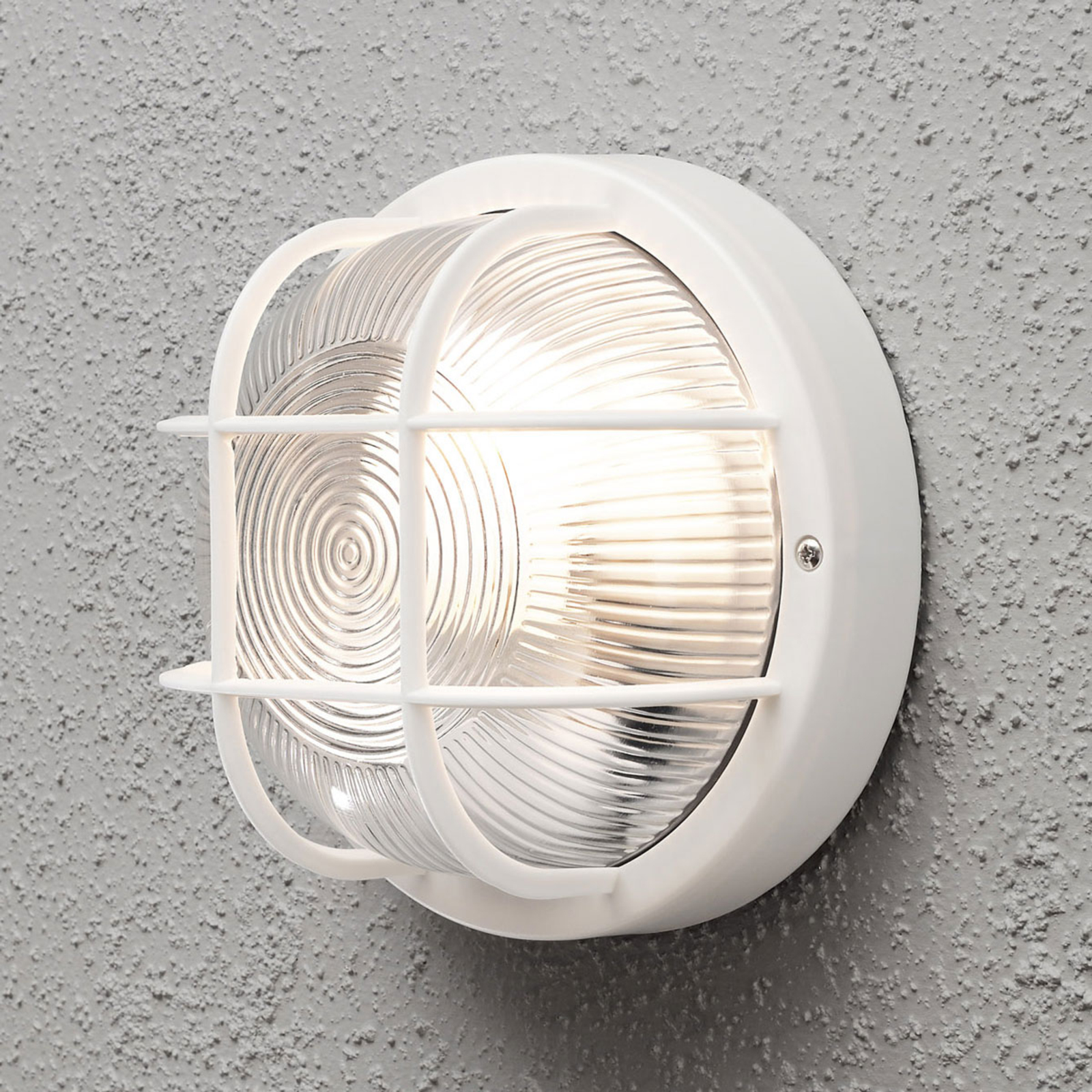 Außenwandlampe Elmas rund