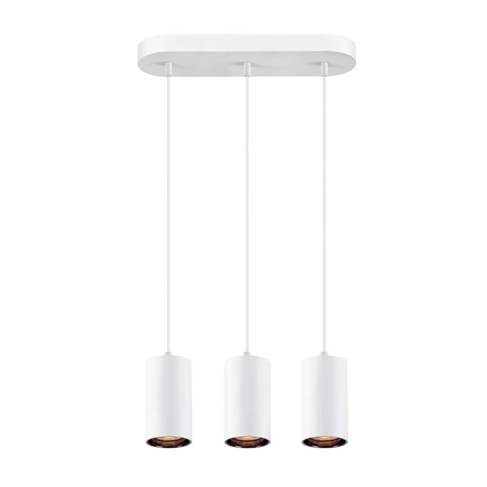 Asto Tube 3 Pendel White SLV - Spisestue - Aluminium